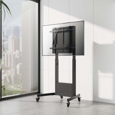 Soporte de Suelo con Ruedas Aisens FT100E-263 para TV de 60-100'/ hasta 90kg
