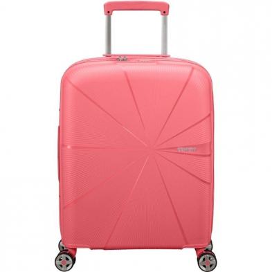 Maleta de Cabina American Tourister Starvibe Spinner 55cm/ 55x40x20cm/ 4 Ruedas/ Coral