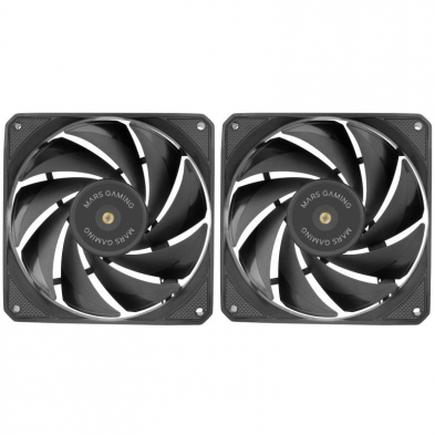 Pack 2 Ventiladores Mars Gaming MF-NCLX2/ 12cm