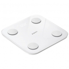Báscula de baño XIAOMI Body Composition Scale S400/ Bluetooth/ Blanca