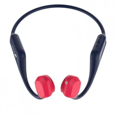 Auriculares Inalámbricos Deportivos de Conducción Ósea Leotec Osea Kuri/ con Micrófono/ Bluetooth/ Azules y Rojos