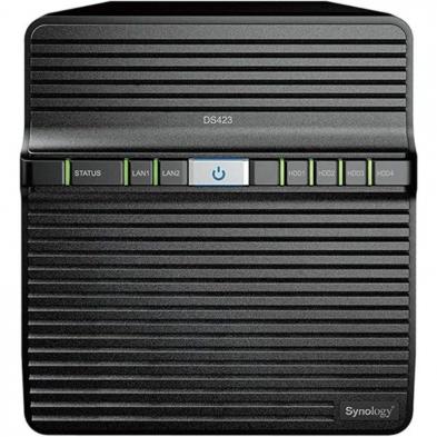 NAS Synology Diskstation DS423/ 4 Bahías 3.5'- 2.5'/ 2GB DDR4/ Formato Torre