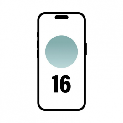 Smartphone Apple iPhone 16 128GB/ 6.1'/ 5G/ Verde Azulado