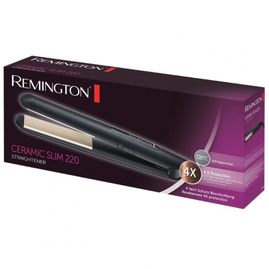 Plancha para el Pelo Remington Ceramic Slim 220 S1510/ Negro