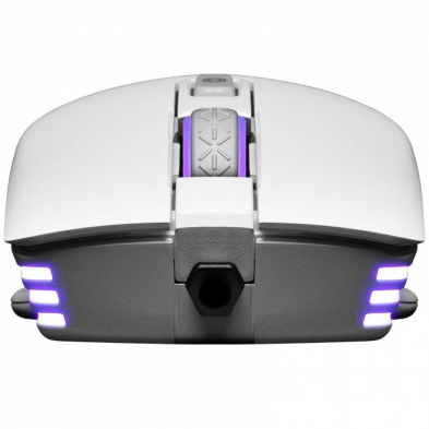 Ratón Gaming EVGA X12/ Hasta 16000 DPI/ Blanco