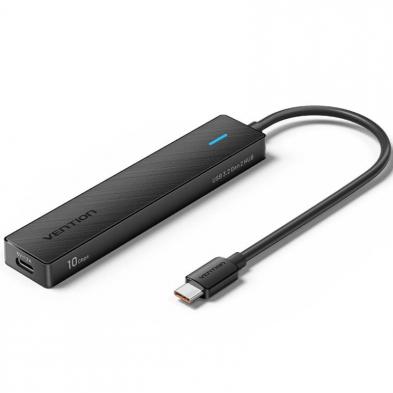Hub USB Tipo-C 3.2 Vention CHYBB/ 2xUSB Tipo-C 3.2/ 2xUSB 3.2/ 1xUSB Tipo-C/ 15cm