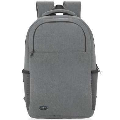 Mochila Aisens Premium ASBG-BP083-GR para Portátiles hasta 15.6'/ Gris
