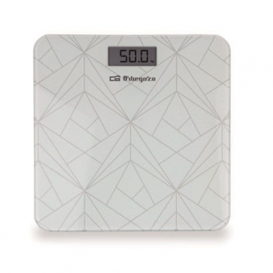Báscula de Baño Orbegozo PB-2218 A/ Hasta 180kg/ Blanca