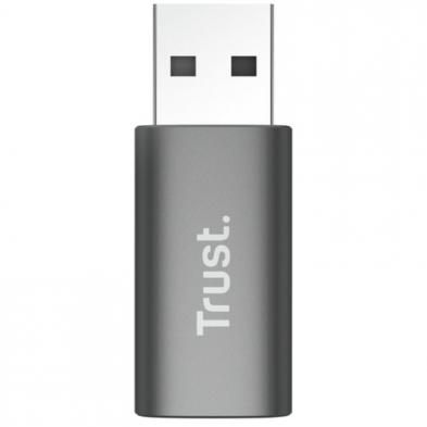 Adaptador USB 3.2 GEN2 Trust Calyx / USB Tipo-C Hembra - USB Macho