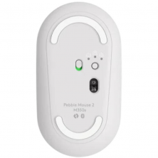 Ratón Inalámbrico Logitech Pebble 2 M350S/ Hasta 1000 DPI/ Blanco