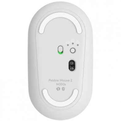 Ratón Inalámbrico Logitech Pebble 2 M350S/ Hasta 1000 DPI/ Blanco