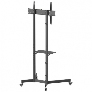 Soporte de Suelo Inclinable con Ruedas Aisens FT70TE-333 para TV 37'-70'/ hasta 45kg