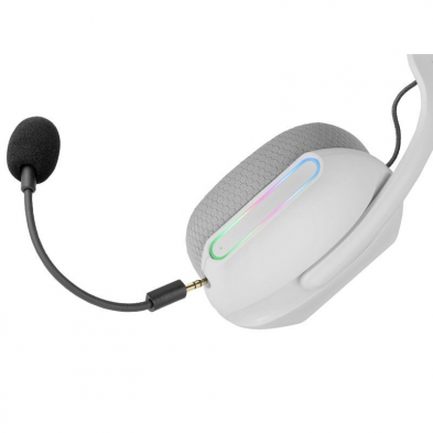 Auriculares Gaming Inalámbricos con Micrófono Mars Gaming MHWPRO/ Jack 3.5/ Bluetooth/ Blancos