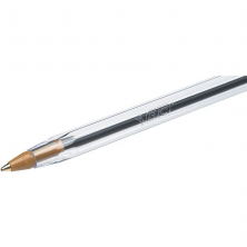 Caja de Bolígrafos de Tinta de Aceite Bic Cristal Original 516345/ 5 unidades/ Negros