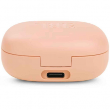 Auriculares Bluetooth JBL Vibe Flex con estuche de carga/ Autonomía 8h/ Beige