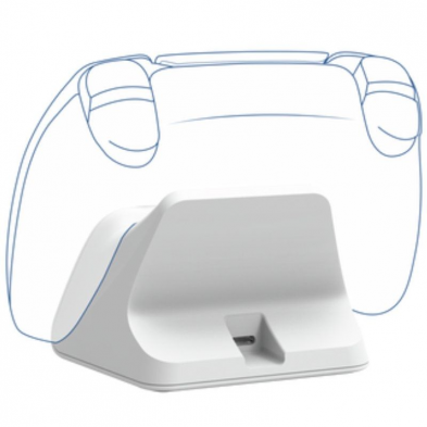 Estación de Recarga Rápida Trust Gaming GXT 255 para PS5/ Blanco