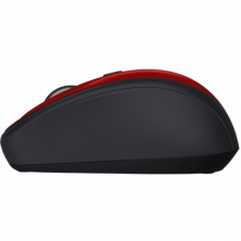 Ratón Mini Inalámbrico Trust Yvi+ Silent/ Hasta 1600 DPI/ Rojo