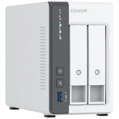 NAS QNAP TS-233/ 2 Bahías 3.5'- 2.5'/ 4GB DDR4/ Formato Torre
