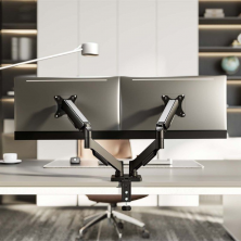 Soporte para 2 Monitores Aisens DT32TSR-357/ hasta 9kg