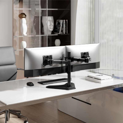 Soporte para 2 Monitores Aisens DT35TSR-361/ hasta 20kg