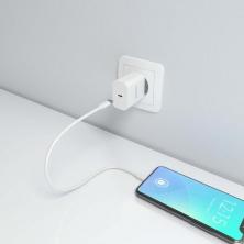 Cargador de Pared GaN Aisens A110-0938/ 1xUSB Tipo-C/ 20W/ Blanco