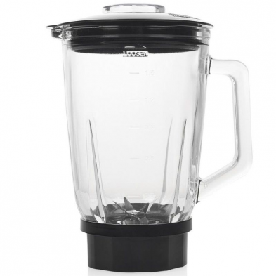 Batidora de vaso Princess Black Steel 212092/ 1000W/ 4 Velocidades/ Capacidad 1.5L