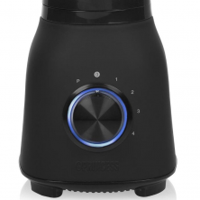 Batidora de vaso Princess Black Steel 212092/ 1000W/ 4 Velocidades/ Capacidad 1.5L