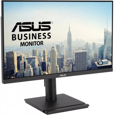 Monitor Profesional Asus VA249QGS 23.8'/ Full HD/ Multimedia/ Regulable en altura/ Negro