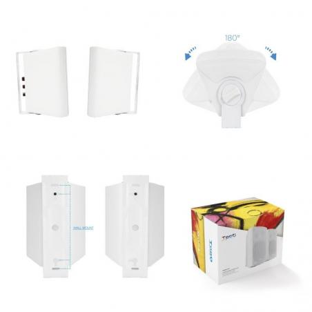 Altavoces Autoamplificados TooQ TQOWS-01W/ 60W/ 2.0/ Blancos - Imagen 5