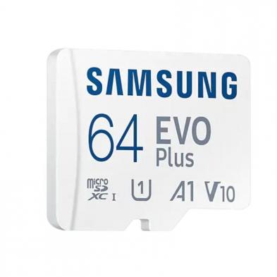 Tarjeta de Memoria Samsung EVO Plus 2023 64GB microSD XC con Adaptador/ Clase 10/ 160MBs