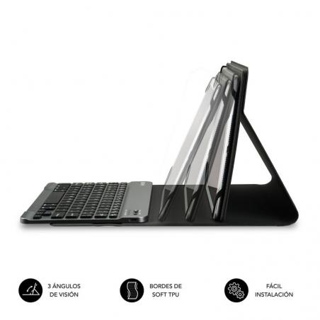 Funda con Teclado Subblim Keytab Pro Bluetooth para Tablets de 10.1'/ Gris - Imagen 4