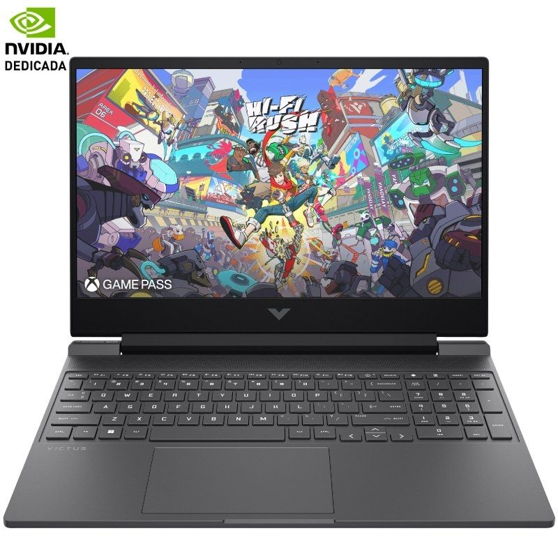 Portátil Gaming HP Victus 15-FB3709NS Ryzen 7 8845HS/ 16GB/ 1TB SSD/ GeForce RTX 4050/ 15.6'/ Sin Sistema Operativo