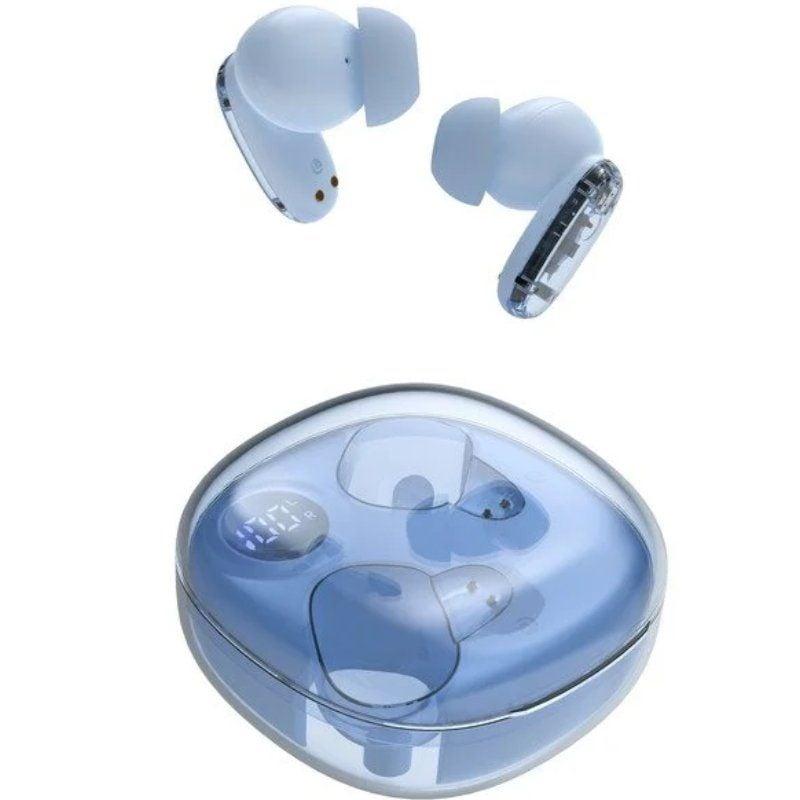 Auriculares Bluetooth Mars Gaming MHIB2 con estuche de carga/ Autonomía 7h/ Azules