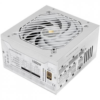 Fuente de Alimentación Mars Gaming MPB1000PSI/ 1000W/ Ventilador 14cm/ 80 Plus Gold/ Blanca