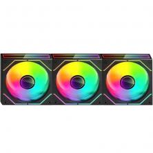 Pack 3 Ventiladores Mars Gaming MF-3DPROKIT/ 12cm + HUB + Mando a Distancia/ ARGB