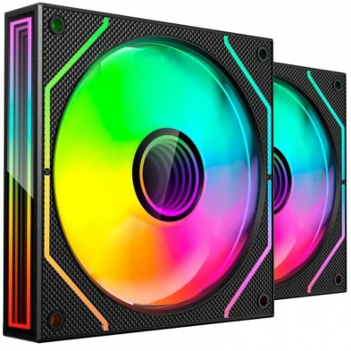 Pack 2 Ventiladores Mars Gaming MF-3DPROX2/ 12cm/ ARGB