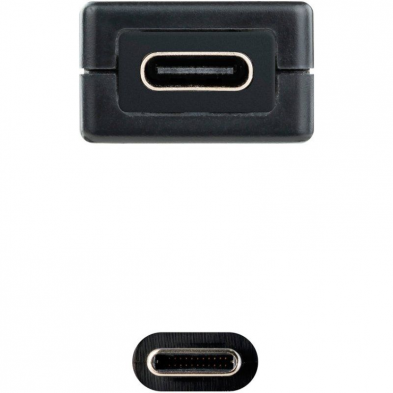 Cable Alargador USB Tipo-C 3.2 con Amplificador Nanocable 10.01.1311/ USB Tipo-C Macho - USB Tipo-C Hembra/ 5m/ Negro