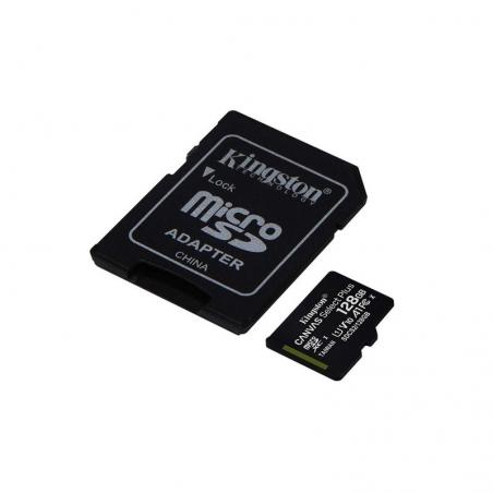 Tarjeta de Memoria Kingston CANVAS Select Plus 128GB microSD XC con Adaptador/ Clase 10/ 100MBs - Imagen 2
