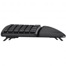 Teclado Inalámbrico por Bluetooth Trust Keyra Multidispositivo Ergonómico
