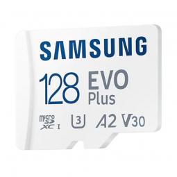 Tarjeta de Memoria Samsung EVO Plus 2021 128GB microSD XC con Adaptador/ Clase 10/ 130MBs - Imagen 3