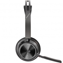 Auriculares Inalámbricos Poly Voyager Focus 2 Microsoft Teams + Adaptador USB-C-A + Soporte de Carga/ con Micrófono/ Bluetooth/ 