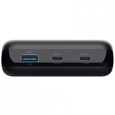 Batería Externa/Powerbank Trust Laro 20000mAh/ 100W/ Compatible con Portátiles