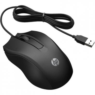 Ratón HP 105/ Hasta 1600 DPI/ Negro