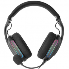 Auriculares Gaming con Micrófono Mars Gaming MH-PRO/ Jack 3.5/ USB/ Negros