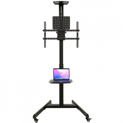Soporte de Suelo Inclinable con Ruedas TooQ FS1184M-B para TV de 35-70'/ hasta 70kg