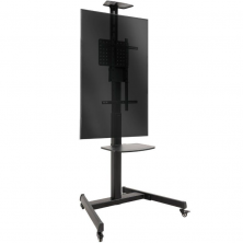 Soporte de Suelo Inclinable con Ruedas TooQ FS1184M-B para TV de 35-70'/ hasta 70kg