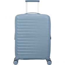 Maleta de Cabina American Tourister FastForward Spinner Expansible 55cm/ 55x40x23cm/ 4 Ruedas/ Azul