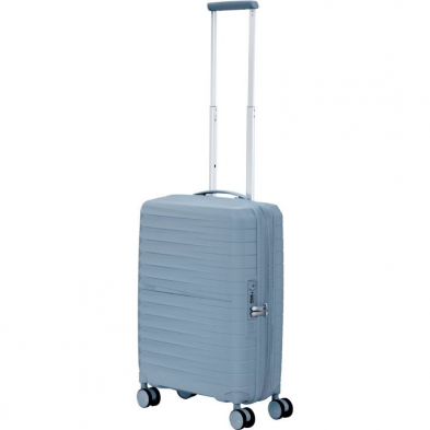 Maleta de Cabina American Tourister FastForward Spinner Expansible 55cm/ 55x40x23cm/ 4 Ruedas/ Azul