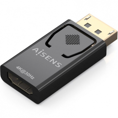 Conversor Aisens A125-0949/ DisplayPort Macho - HDMI Hembra/ Negro