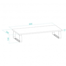Soporte para Monitor TooQ TQMR111/ hasta 20kg